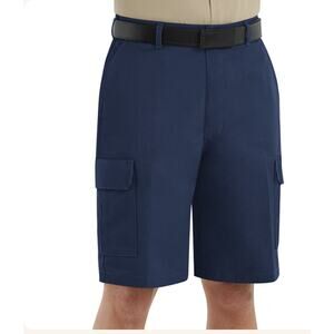 NWT Red Kap Men's Navy Blue Cargo Shorts Size 30